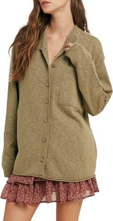 Wishlist Knit Shacket in Olive at Nordstrom Rack, Size Small/medium