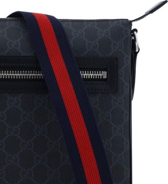 Gucci Mens Shoulder Bag Black Black-Black-Brb Polyurethane Black/black/brb