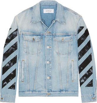 Off-white Giacca denim - Blu