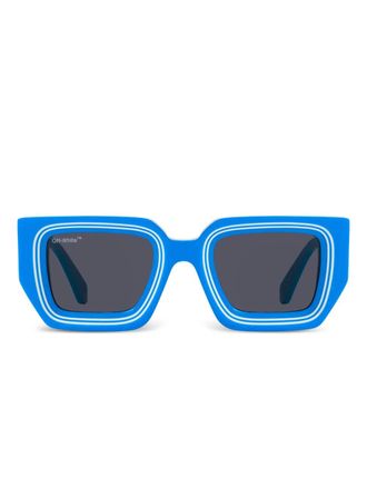 Off-white Occhiali da sole Francis squadrati - Blu
