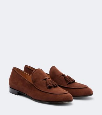 Gianvito Rossi Tasseled suede loafers