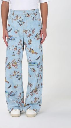 Off-white Jeans Off-White in denim stampato