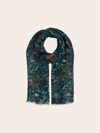 Fraas Womens Mille Fleur Scarf In Teal