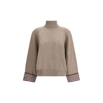 Brunello Cucinelli Beige Cashmere Cashmere Womens Sweater
