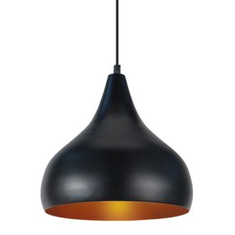 Tosel Suspensi&oacute;n metal Alt.85cm negro ;Pantalla: negro,cobre