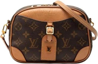 Louis Vuitton Pre-owned Cross Body Bags, female, Brown, Size: ONE SIZE Pre-owned Deauville Mini