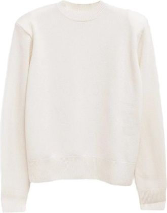 Frankie Shop Round-neck Truien - Dames - Ronde hals truien - Beige - M - Truien & Vesten
