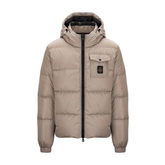 Tommy Hilfiger Hooded Jacket - Heren - Gewatteerde jassen - Beige - L - Jassen