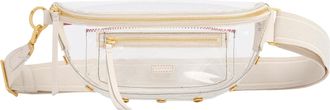 Hammitt Hammitt Charles Crossbody Clear Calla Lily White Brushed Gold Med