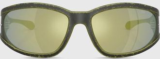Diesel Rectangular sunglasses in acetate - Sunglasses - Unisex - Green