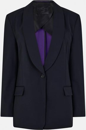 HUGO BOSS Womens Jetsetter Solid Patterned Shawl Collar Blazer in Open Misc - Multicolour - Size 6 UK