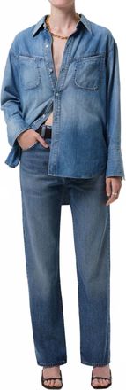 Citizens Of Humanity Baretta Relaxed Straight Jean In Jete