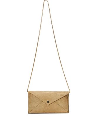 Osklen Arini crossbodytas met kettinghengsel in envelopvorm - Beige