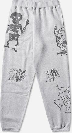 Aries Metal Marl Sweatpants Grey Marl