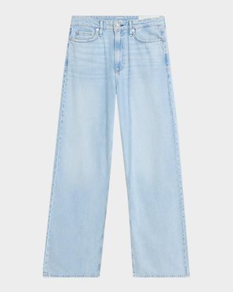 Rag & Bone Featherweight Logan Mid-Rise Wide-Leg Jeans