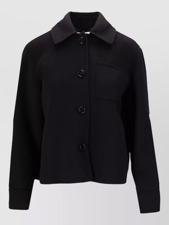 Max Mara jacket long sleeves collared neck chest pocket