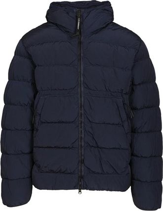 C.P. Company Chrome-R Goggle Jas - Heren - Winterjassen - Blauw - XL - Katoen - Jassen