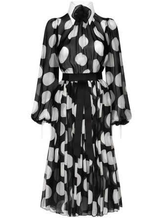 Dolce & Gabbana Abito a pois - Nero