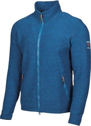 Ivanhoe of Sweden Louie Full Zip Wolljacke für Herren | blau