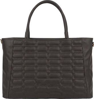 Pierre Cardin Borsa shopper trapuntata - - Bags - Donna - Marrone - ONE SIZE