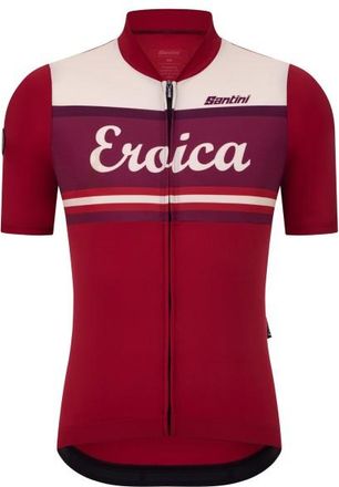 Santini Eroica Orcia Velotrikot f&uuml;r Herren | rot