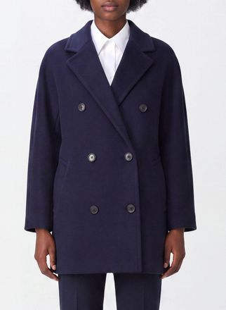 Max Mara Caban doppiopetto in lana con vestibilit&agrave; relaxed fit e collo a rever