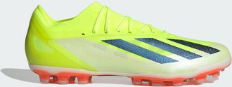 adidas adidas Performance Unisex X Crazyfast Elite Artificial Grass Boots - Yellow - Size UK 11.5
