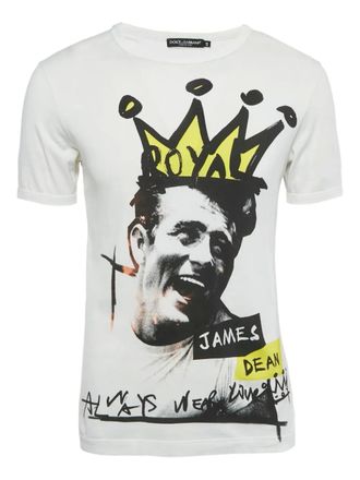 Dolce & Gabbana T-shirt met print - Wit