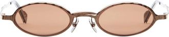Kuboraum Mask Z24 Zonnebril - Dames - Zonnebrillen - Bruin - ONE Size - Accessoires