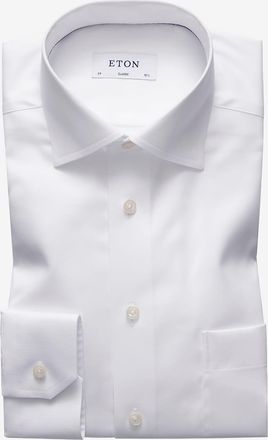 Eton Mens Classic-Fit Twill Dress Shirt