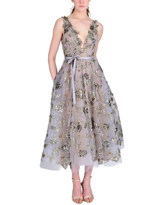 Marchesa A-Line Cocktail Dress