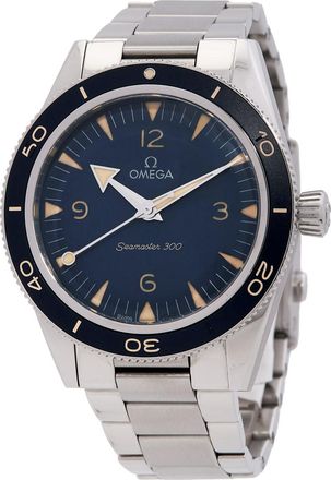 Omega Pre-owned Omega Seamaster Automatic Chronometer Blue Dial Mens Watch 234.30.41.21.03.001