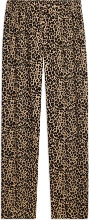 Freddy Pantaloni straight leg in viscosa stampa animalier