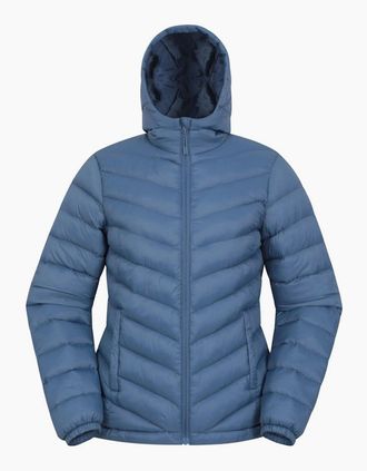 Mountain Warehouse Womens Mountain Warehouse Womens/Ladies Seasons Padded Jacket - Blue - Size: 12