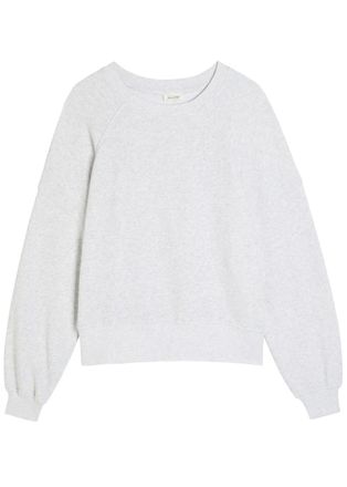 American Vintage Atubay Stretch-cotton Sweatshirt - Light Grey - L (UK14 / L)