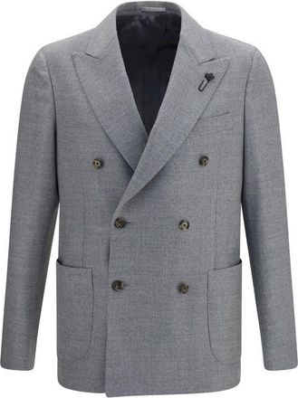 Lardini Wool Oves Aries Full-Length Mens Jacket