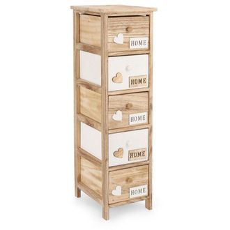 BIZZOTTO Cassettiera Emotions per interno -4 Cassetti - 26x32x81h cm