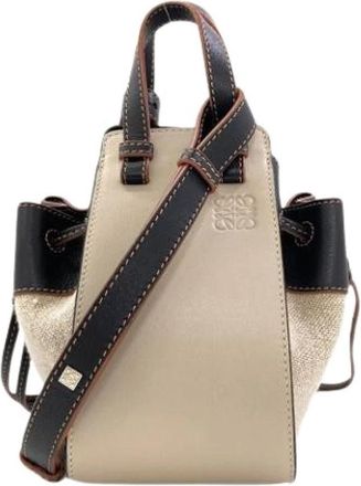 Loewe Pre-owned Bucket Bag - Dames - Vintage Tas - Beige - ONE Size - Leer - Vintage