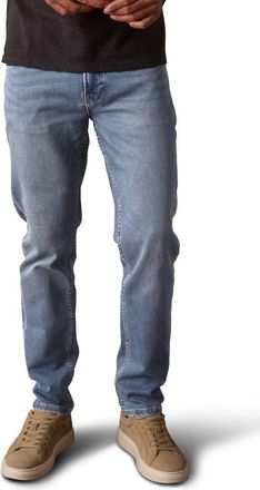 The Normal Brand Comfort Terry Five-Pocket Jeans in Medium Wash at Nordstrom, Size 33 X 34