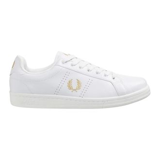 Fred Perry Sneakers, male, White, 11 UK, Leather Trainers Classic Style
