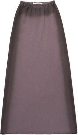 Honor The Gift Spray Cotton French Terry Maxi Skirt in Black at Nordstrom, Size X-Large