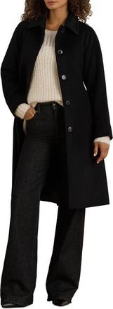 Lauren Ralph Lauren Wool Blend Jacket in Black at Nordstrom, Size 18