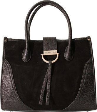 Hispanitas Monterrey Handtas - Dames - Handtassen - Zwart - ONE Size - Tassen