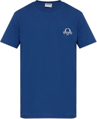 Moschino 261Zz T-Shirt - Heren - T-shirts - Blauw - 2XL - Nylon - Tops