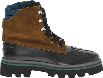 Dsquared2 Brown Solid Mountain Boots