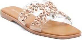 Top Moda Dubau Slide Sandal in Rose Gold at Nordstrom Rack, Size 6.5