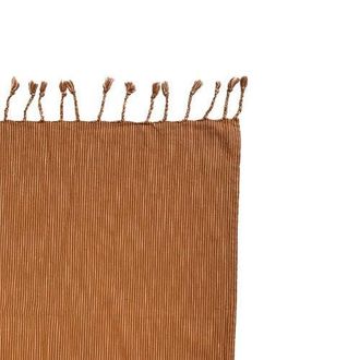 OYOY Stripe Bed Cover in Caramel /Offwhite at Nordstrom