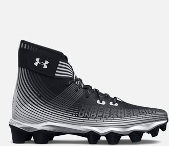 Under Armour Mens Highlight Franchise Cleats Shoe In Black/white