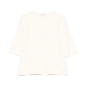 Max Mara Round-neck Knitwear, female, Beige, Size: XS Round-neck Knitwear