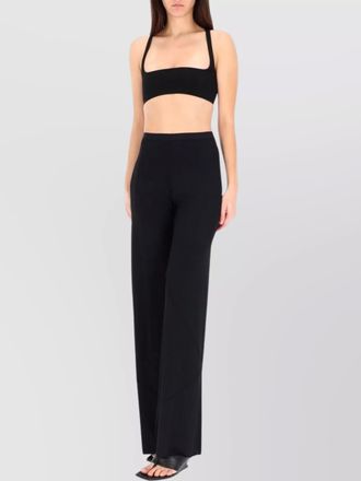 Rick Owens cropped sleeveless square neck top